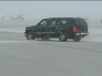 Snow Also Delays Obama's Commute