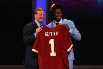 RG3 Rocks His Redskins Uniform