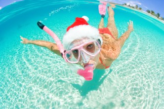Swimming With Santa