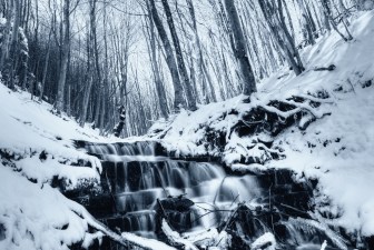 New Year's Hike at Black Water Falls