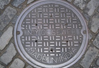 Texting Teen Falls Down Manhole
