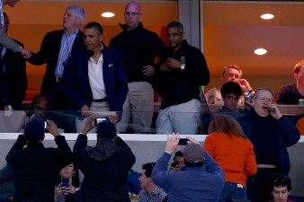 Obama Attends NCAA Game at Verizon Center, Meets RGIII