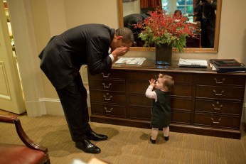 Peek-a-Boo, Mr. President!