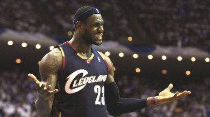 LeBron James is good at crying LeBron James is good at crying
