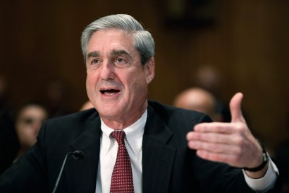 FBI Director Robert Mueller's wife will no longer let him bank online.