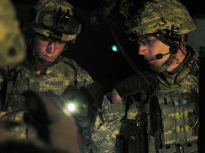 U.S. and Iraqi patrols are hunting 16 escaped convicts in Iraq, including five al-Qaeda members awaiting execution.