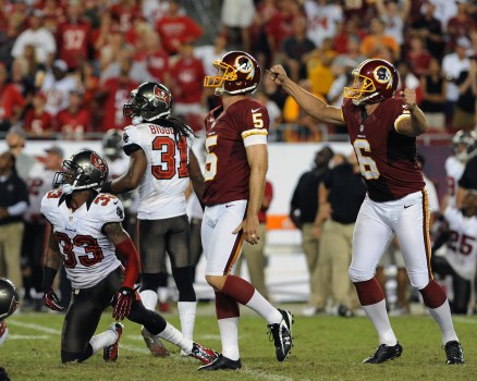 Pats Try Out Three Kickers, All Former Redskins