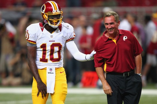 RGIII Pranks Shanahan During Press Conference