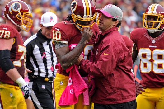 'Mild Concussion' for RGIII , 'Skins Lose