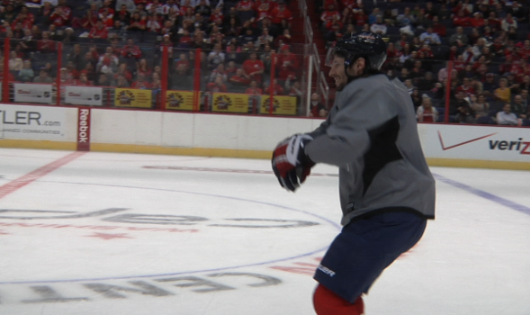 Troy Brouwer Dances To "Gangnam Style"