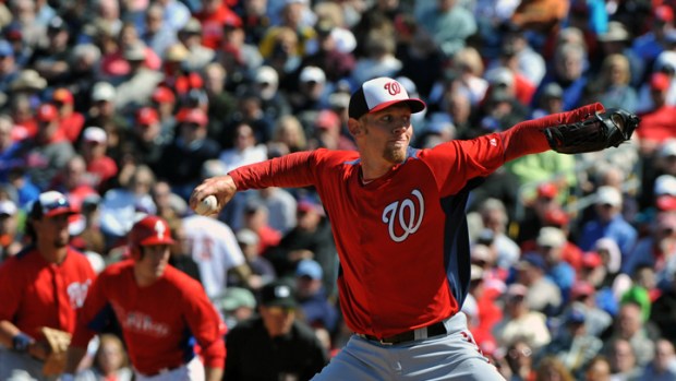 Strasburg, Halladay Deny Throwing at Utley, Moore