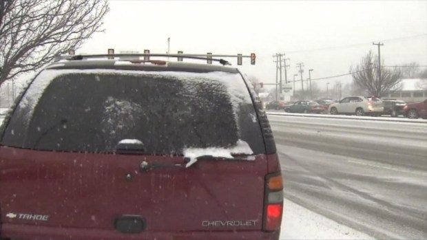 Out of Control SUV Stops Inches From News Camera in Hampton