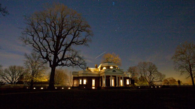 Monticello Prepping for Holiday Tours 