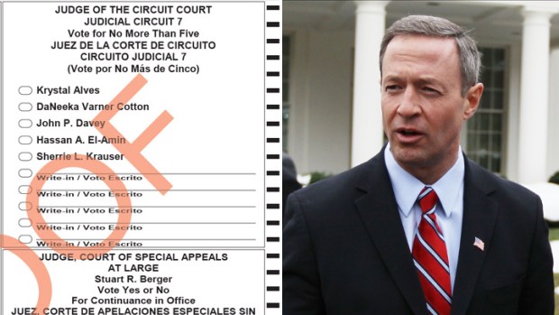 Fewer Than 20 Got Incomplete Ballots, O'Malley Says