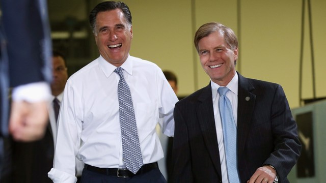 McDonnell Joins Mitt Romney's Va. Bus Tour