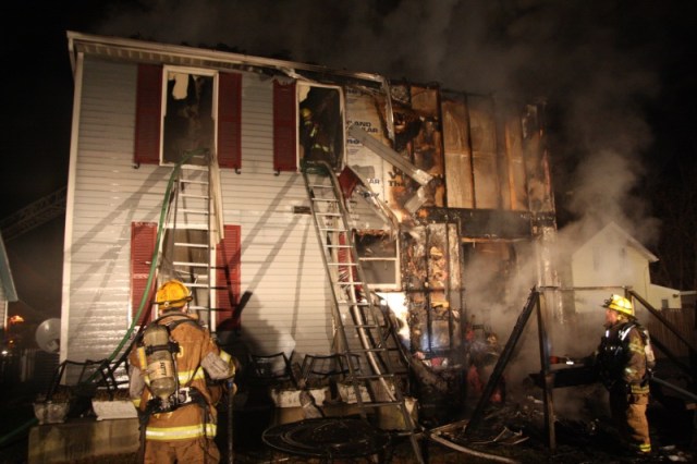 Fire in Historic Laurel