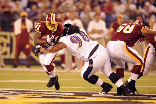 Images From Redskins-Ravens Game