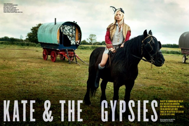 Kate Moss Trades in City Life for Gypsy Living