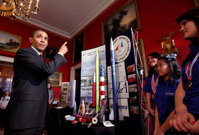 Obama Checks Out Fancy Science Projects