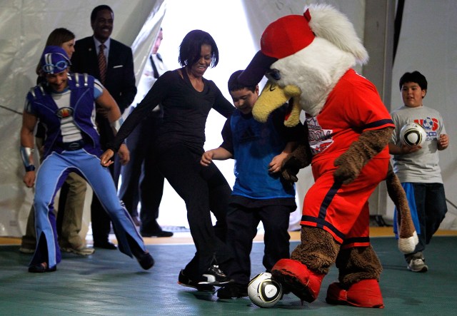 First Lady Knows How to Kick 'Em