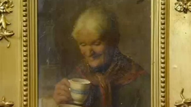 A rare work of art discovered at a Virginia Goodwill. News4's Richard Jordan explains how one woman figured out the painting was valuable.