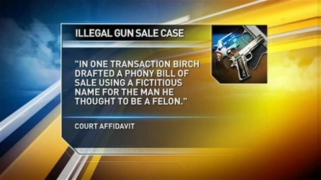An Alexandria, Va., man is charged with illegally selling and possessing firearms.
