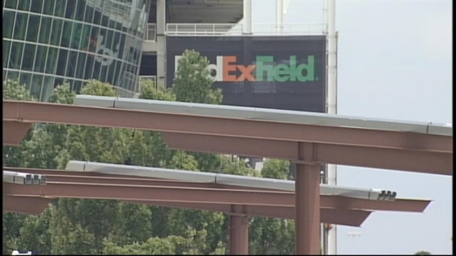 Ron Rosenberg, Redskins Sr. Vice President of Operations, discusses the new solar panels that are being added to FedEx Field's parking lot.