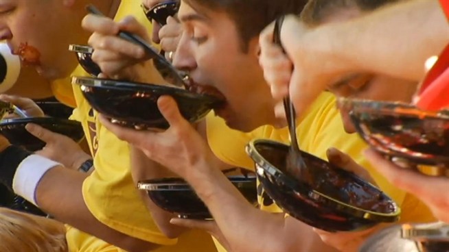 Professional eaters <a title=