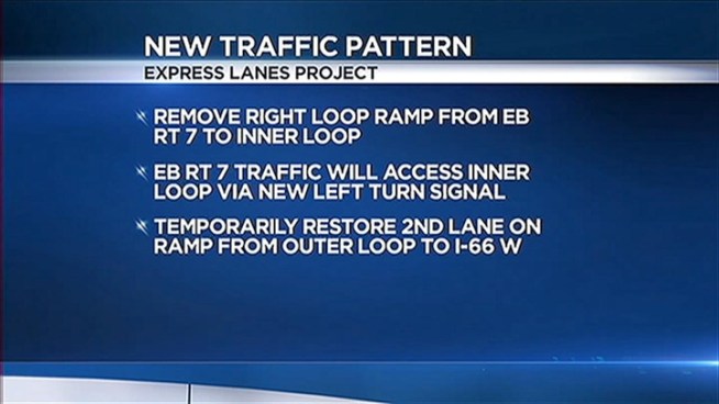 An ongoing Express Lanes project means some new traffic patterns for Northern Virginia drivers.  News4's Megan McGrath has the updates around Tysons Corner.