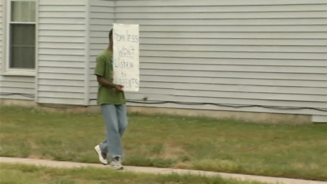 A 12-year-old Maryland boy received unusual punishment Monday for failing to check in with his parents by phone over the weekend.