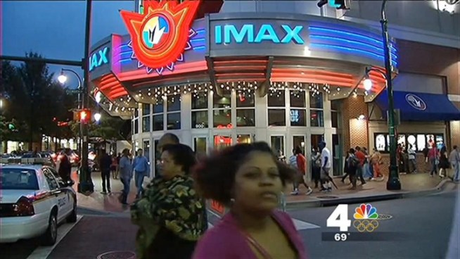News4's Shomari Stone reports on the precautions theaters and theatergoers are taking in the wake of Friday's theater shooting in Colorado