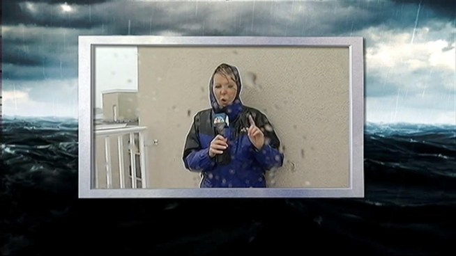 Take a look at some of the highlights of Wendy Rieger's unforgettable coverage of Sandy from the Delaware shore.