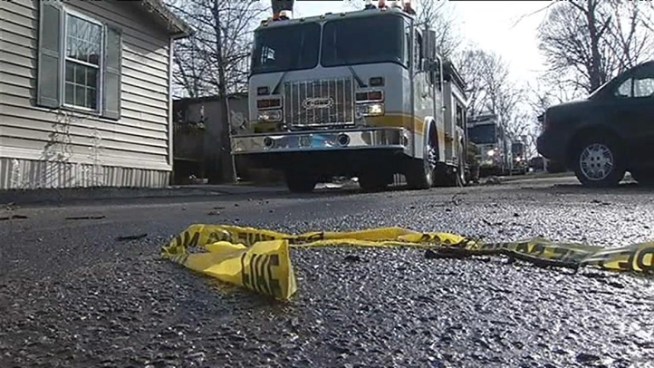 Neighbors tried to rescue a man from his burning home in the Maryland City area of Anne Arundel County but couldn't reach him. The fire burned boxes of ammunition, setting off explosions at the scene. News4's Pat Collins reports.