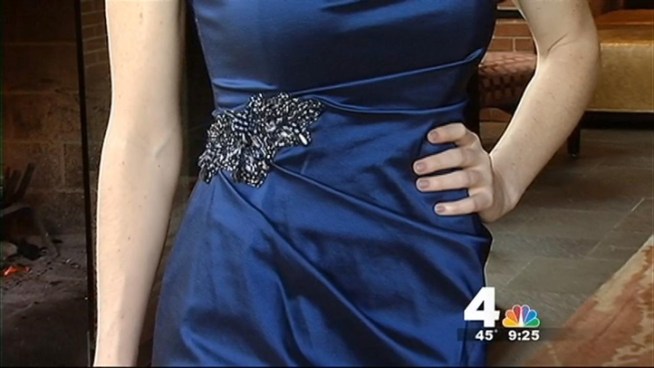 News4's Angie Goff goes in search of the perfect inaugural ball gown.