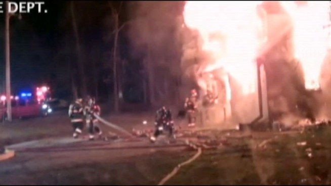 A 66-year-old woman is killed in a house fire in Charles County. In a News4 Exclusive, Erika Gonzalez talks to the victim's grandson.