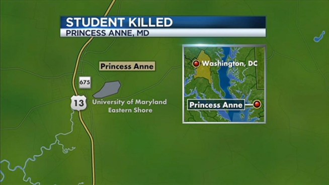 Darcy Spencer talks to the girlfriend of a University of Maryland Eastern Shore student who was stabbed to death.