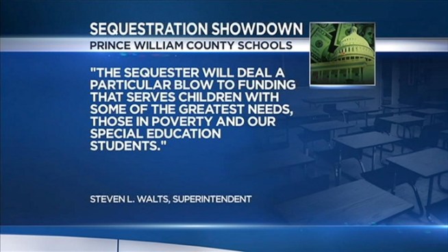 News4's Mark Segraves finds out how area school districts are preparing for sequestration, and gets reaction from parents.