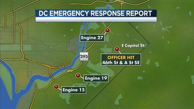 An ambulance and two medic units were within four miles of a seriously injured D.C. police officer March 5 but failed respond to the scene, according to a disturbing new report. News4's Jackie Bensen reports.