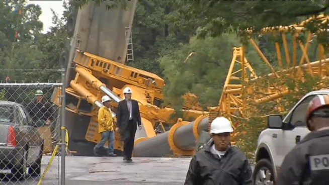 More stunning than the accident itself was the seemingly minimal damage caused by a 500-foot tall, 500-ton crane toppling over.