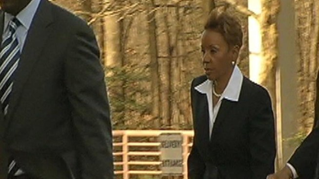 A judge sentenced former Prince George's County Council member Leslie Johnson to one year and one day in prison on Friday despite her plea for leniency. Supporters say the sentence was too harsh.