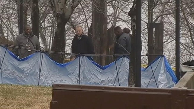 A homicide investigation launched Monday after someone found a body in Fort Lincoln Park in northeast Washington, right behind an elementary school. News4's Pat Collins reports on the search for a killer.