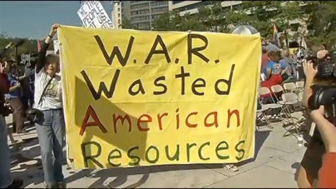 Demonstrators rallied from Freedom Plaza to the <a title=