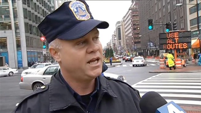There's a new effort under way tonight to cut down on accidents in intersections, and District police are focusing on one of the city's busiest intersections. News4 transportation reporter Adam Tuss reports.