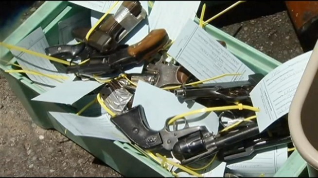 The tragedy in Connecticut motivated some to hand in guns  in Prince George's County. More than 150 firearms were turned over in just a few hours on Saturday. Police paid up to 100 dollars a weapon.  The buyback had been planned for some time now. But as News4's Derrick Ward reports yesterday's shooting seemed to have a big impact on the community.