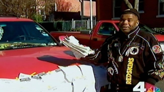 Meet Danny White, who gets tickets for abandoned vehicles and vehicles without license plates in D.C. and learn what the DMV is doing about it. Twenty-five years ago, White wanted to have a little fun with his vanity plate, a DC license plate that reads “NO-TAGS.”  This story was published Feb. 16, 2012 - 2:56 p.m.