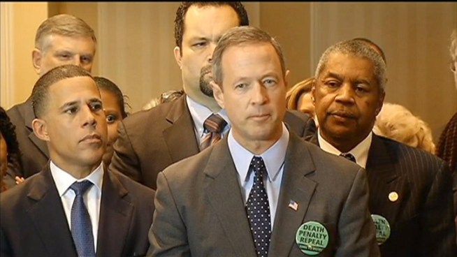 Gov. Martin O'Malley joined the NAACP in a public call for lawmakers to vote to repeal the death penalty in Maryland.