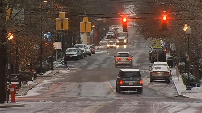The Washington D.C. area's first big snow event of 2012 made navigating through Saturday activities a little more difficult for many. Derrick Ward toured the District and Maryland with a look at how neighbors fared.