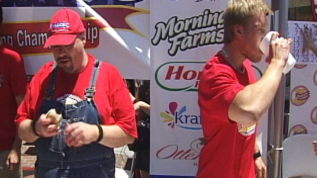 A burger contest almost got ugly in Tenleytown on Friday.