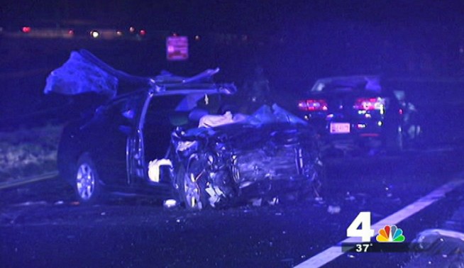 One person died and several others were taken to hospitals for treatment after a multiple-vehicle accident in Southeast D.C. Wednesday evening.