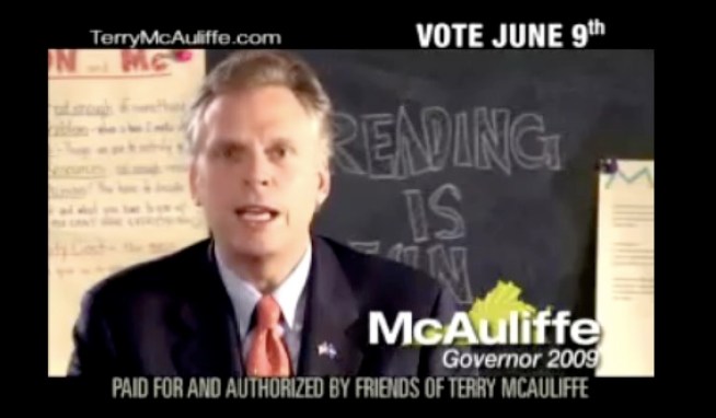 McAuliffe, Moran Cite False Education-Prison Conspiracy